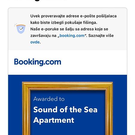 Sound Of The Sea Apartment Sveti Stefan Exterior foto